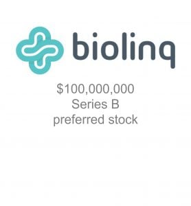 Covington Associates Announces Advisory Role to Biolinq in Connection with $100 Million Capital Raise