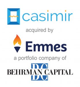 Covington Associates Announces Advisory Role in the Sale of Casimir to Emmes