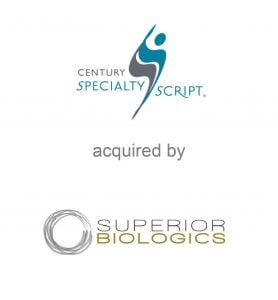 Covington Associates Advises Century Specialty Script in its sale to Superior Biologics