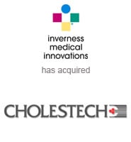 Covington Associates Advises Inverness Medical Innovations onAcquisition of Cholestech Corporation.