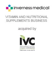 Covington Associates Announces Role in Inverness Medical Nutritionals Sale