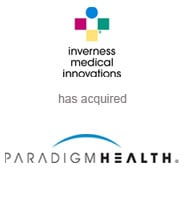 Covington Associates Advises Inverness Medical Innovationsin its Acquisition of ParadigmHealth