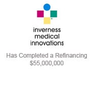 Covington Associates Advises Inverness Medical Innovations On $55 million Financingfor Acquisitions and Operations