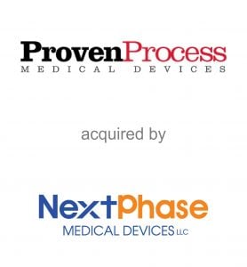 Covington Associates Announces Advisory Role in the Sale of Proven Process Medical Devices to NextPhase Medical Devices