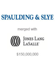 Jones Lang LaSalle and Spaulding & Slye Reach Agreement to Merge Operations
