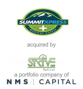 Covington Associates Announces Advisory Role in the Sale of Summit Xpress Medical Supply to Strive Medical